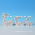 Großhandel Weihnachtsverzierung weißen Porzellan Hirsch Handwerk